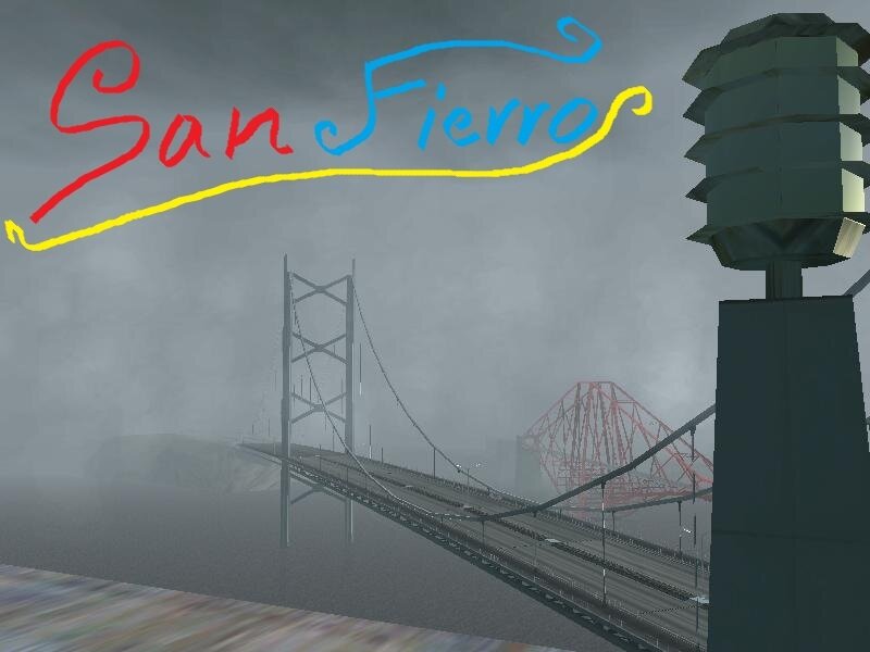 San Fierro bridge scene