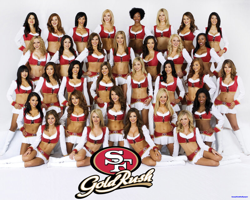 San Francisco 49ers Cheerleaders — Red