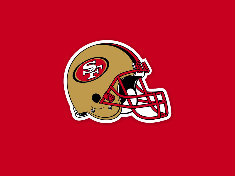 San Francisco 49ers Helmet