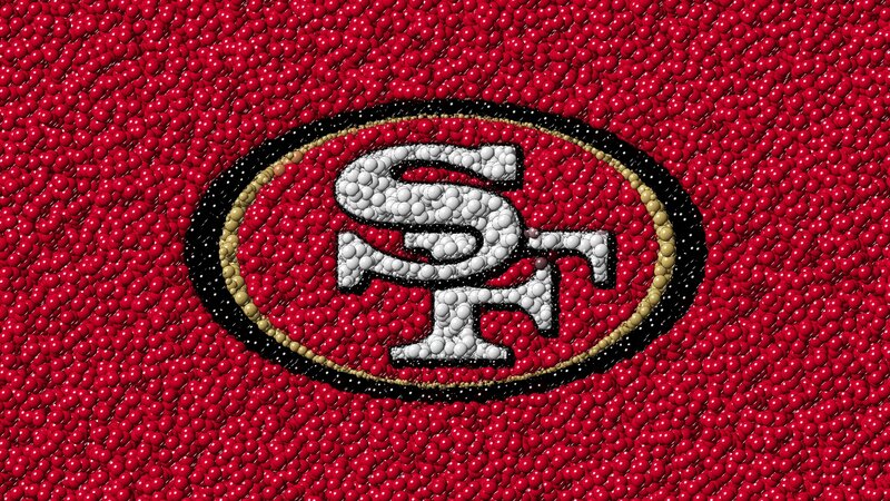 San Francisco 49ers Logo — Red, Bold, Digital Art, Football