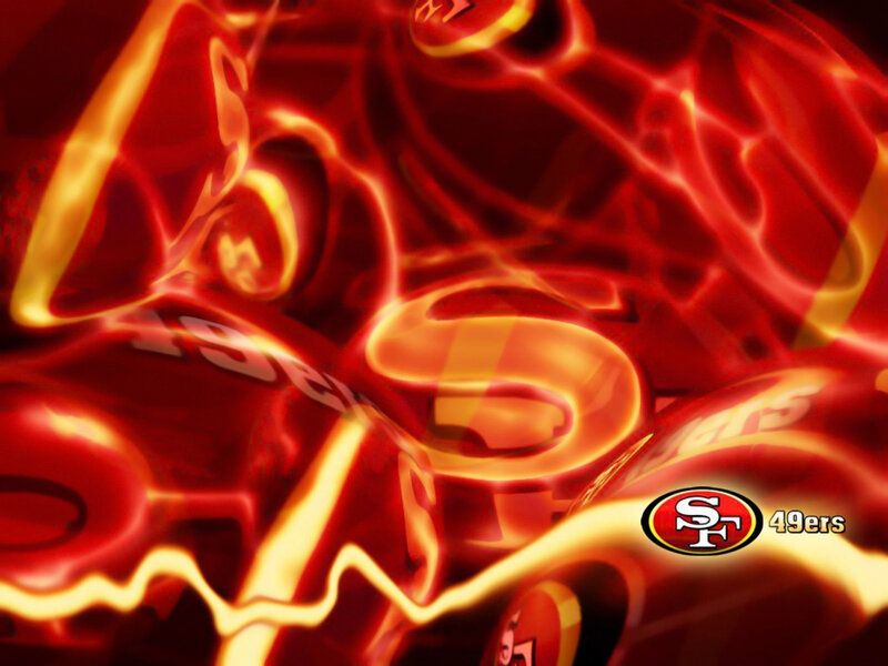 San Francisco 49ers Logo — Red, Energetic, Digital Art