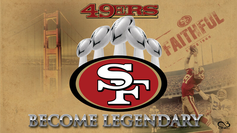 San Francisco 49ers Logo — Red, Proud