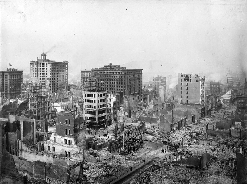 San Francisco after the 1906 earthquake