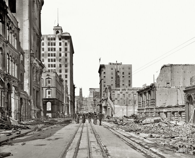 San Francisco after the earthquake