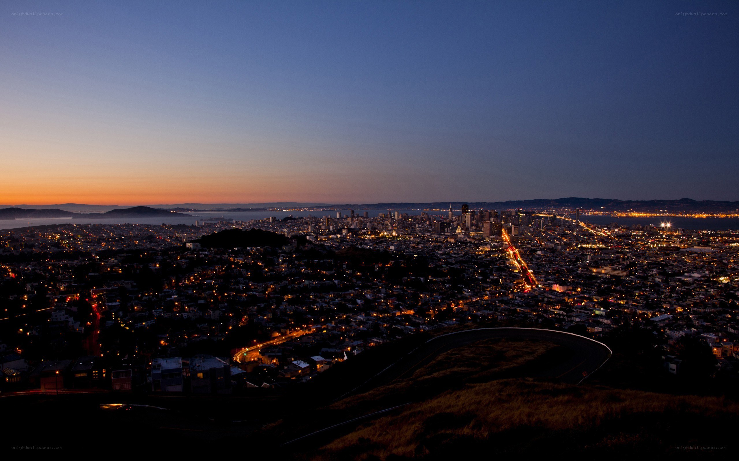 San Francisco at dusk