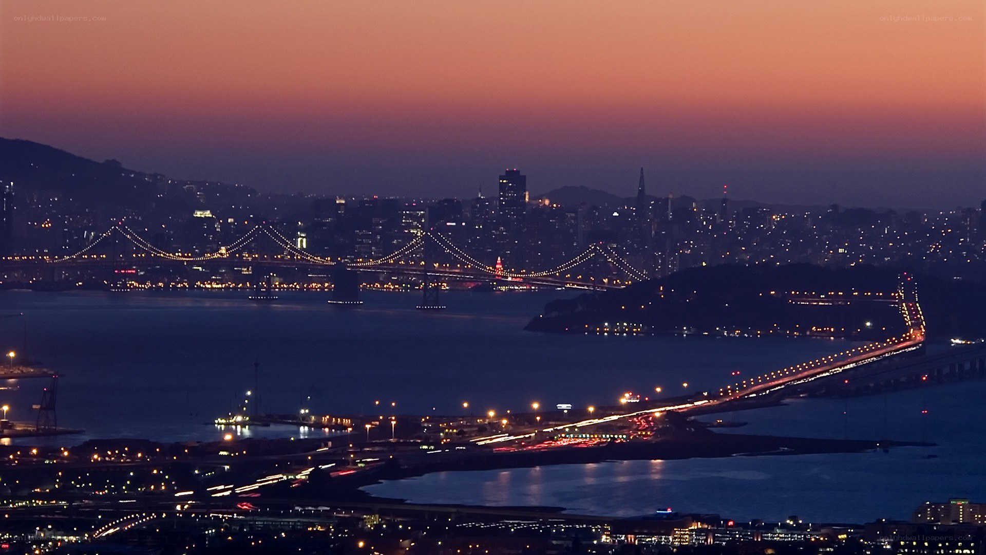 San Francisco at dusk