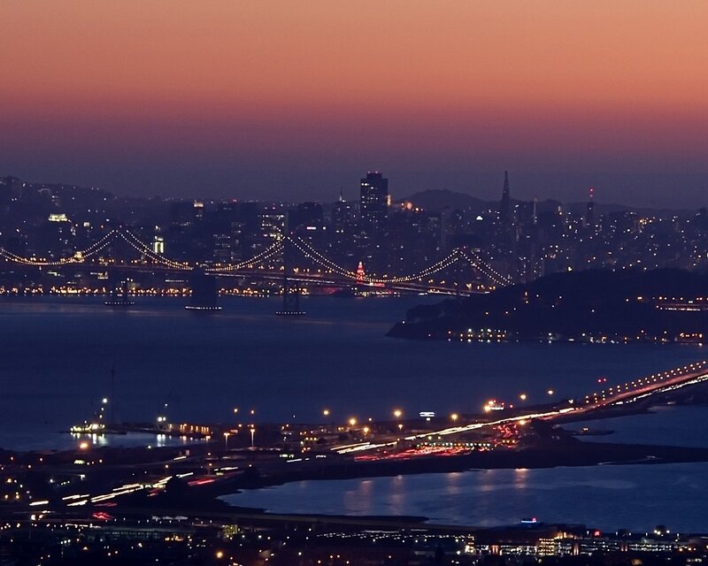 San Francisco at dusk