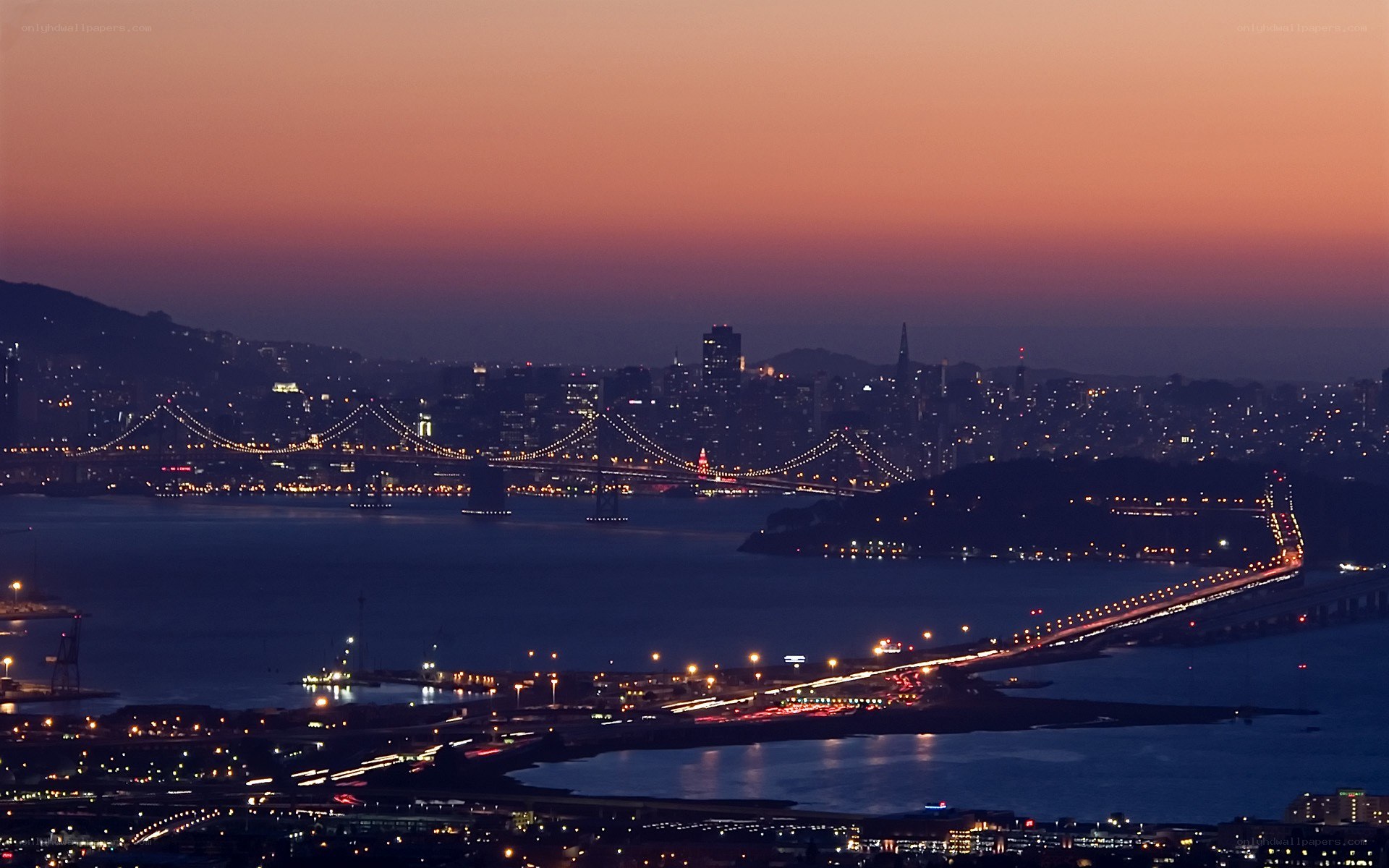 San Francisco at dusk