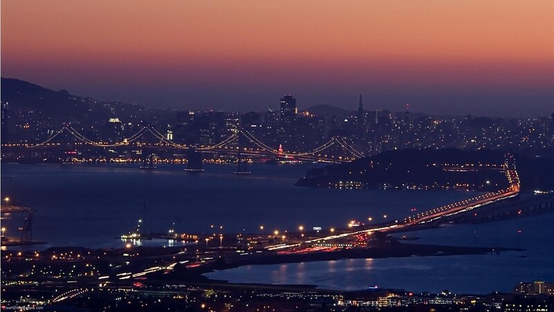 San Francisco at dusk