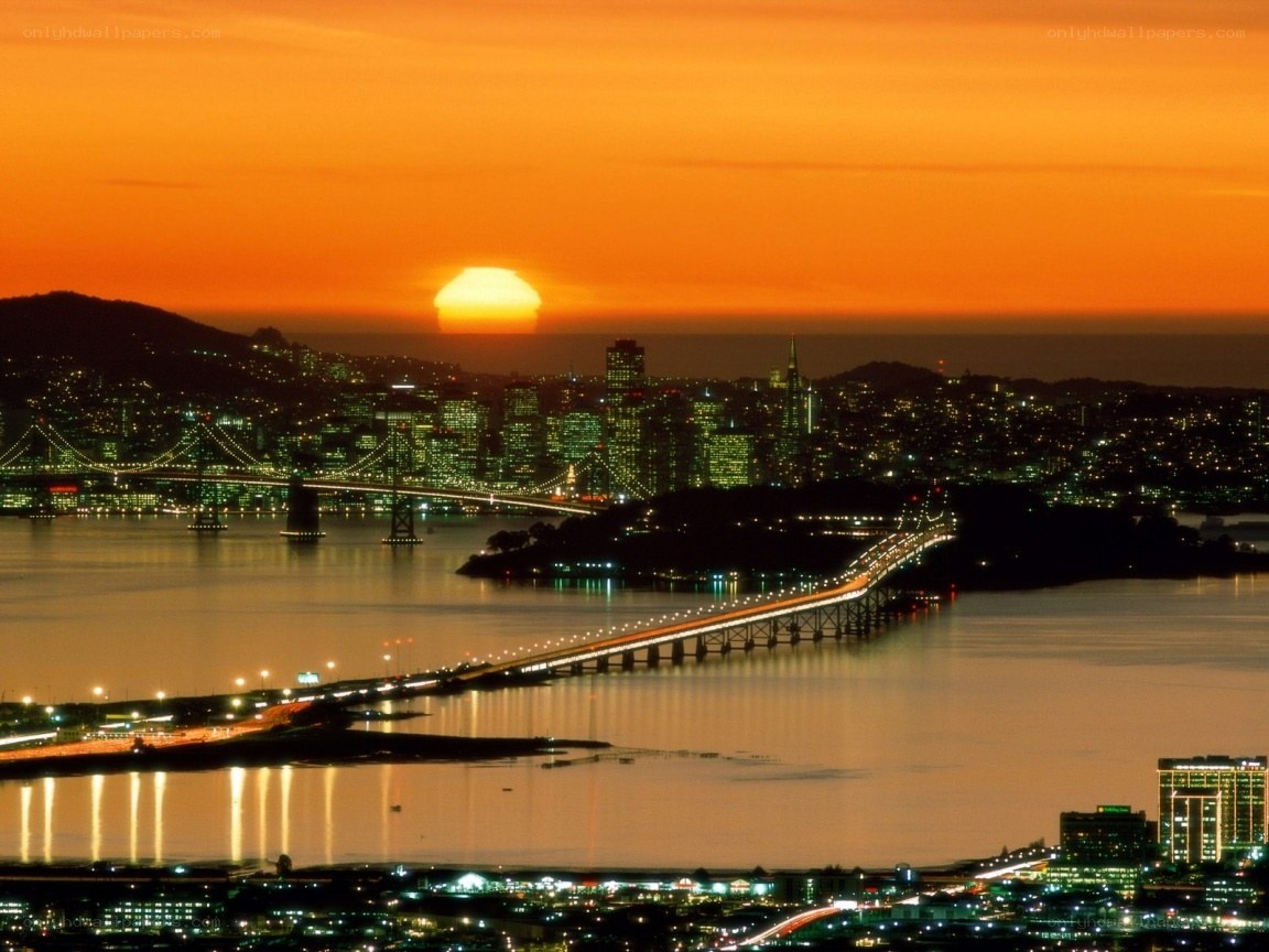 San Francisco at sunset