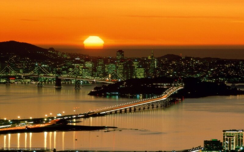 San Francisco at sunset