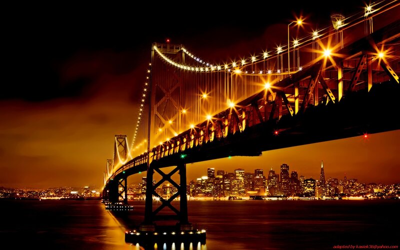 San Francisco Bay Bridge — Orange