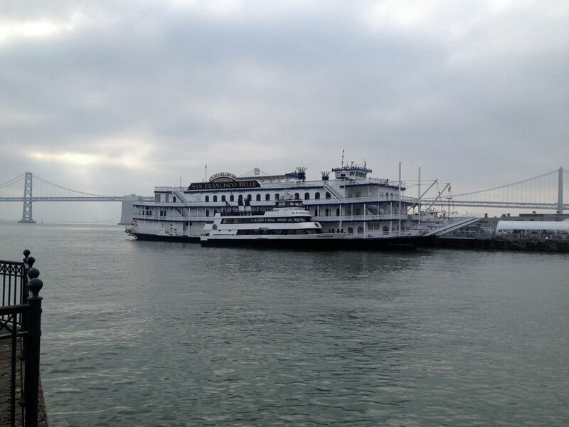 San Francisco Belle riverboat at dock