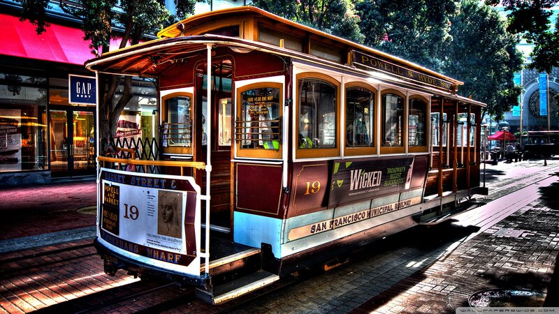 San Francisco Cable Car — Brown