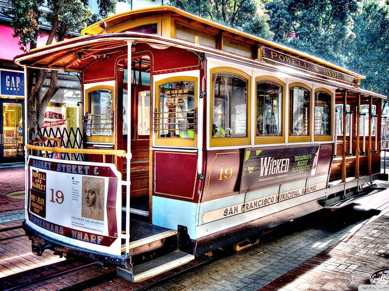 San Francisco Cable Car — Red