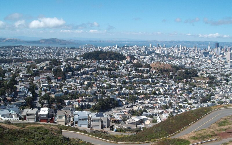 San Francisco Cityscape — Blue, Serene