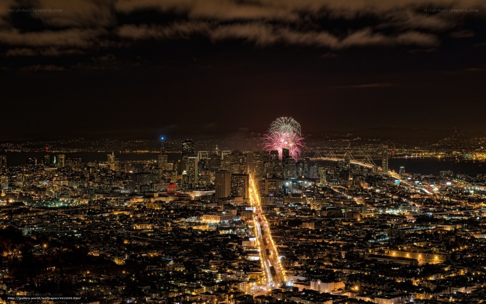 San Francisco fireworks display