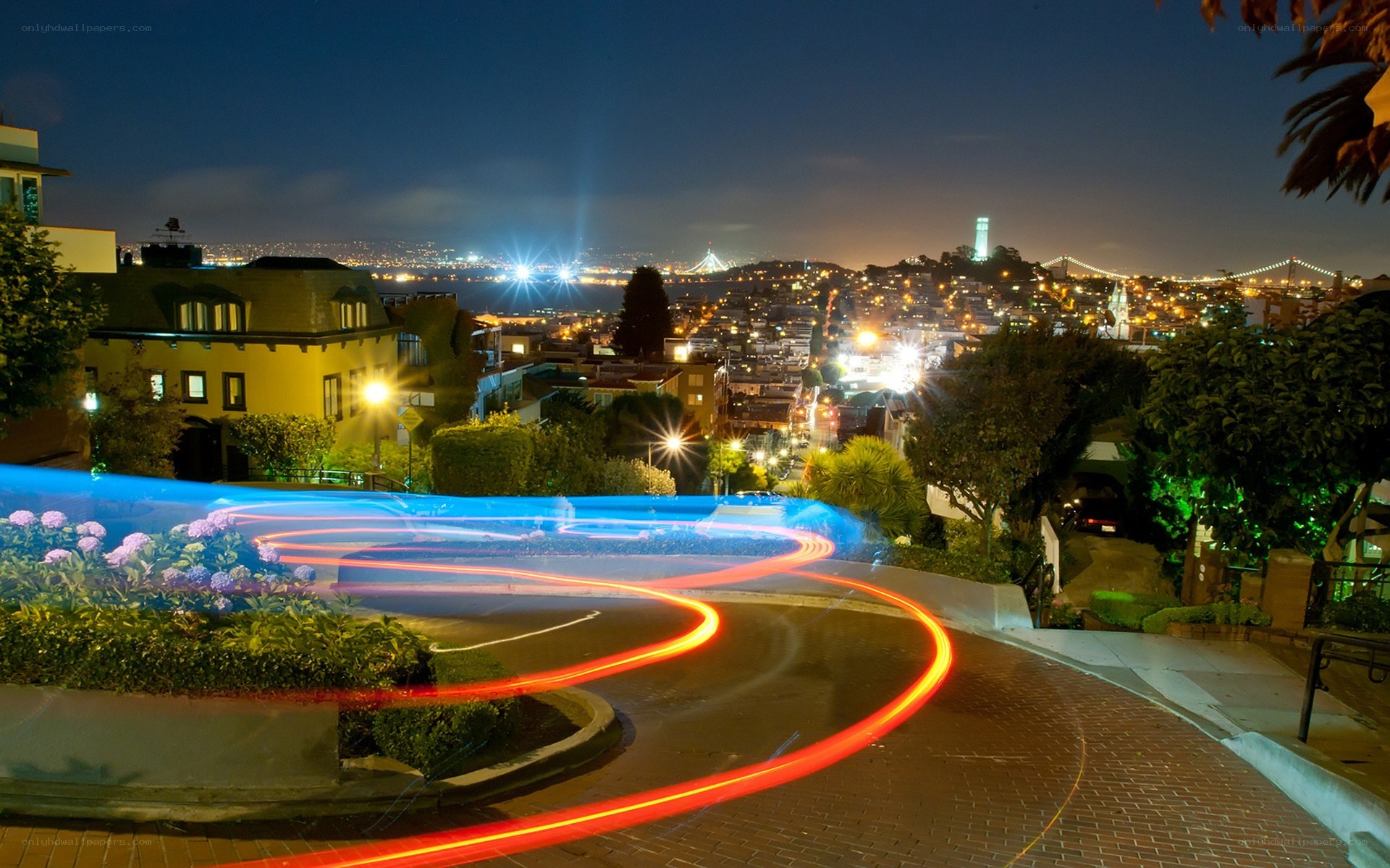 San Francisco night lights