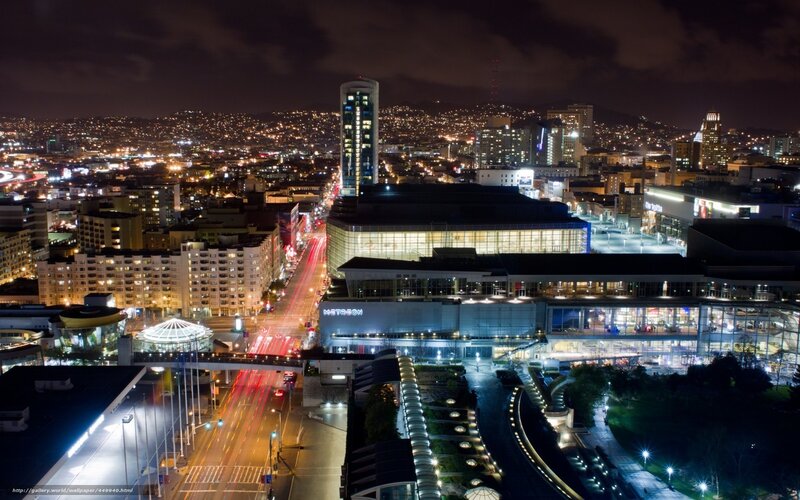 San Francisco night skyline
