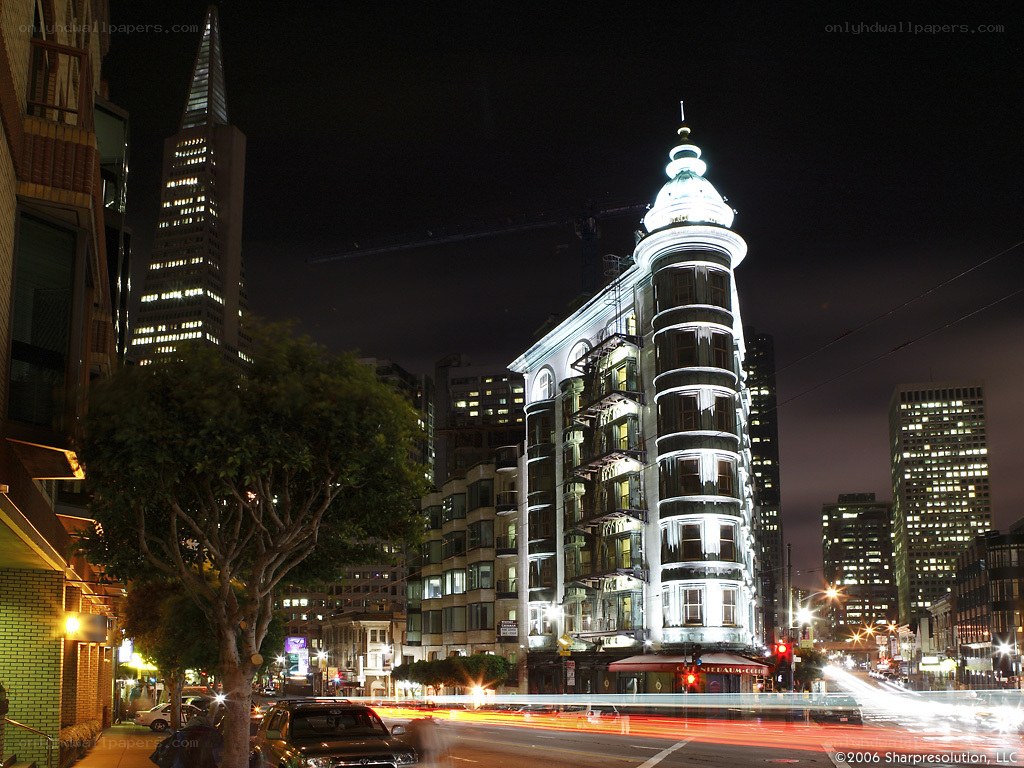 San Francisco night skyline