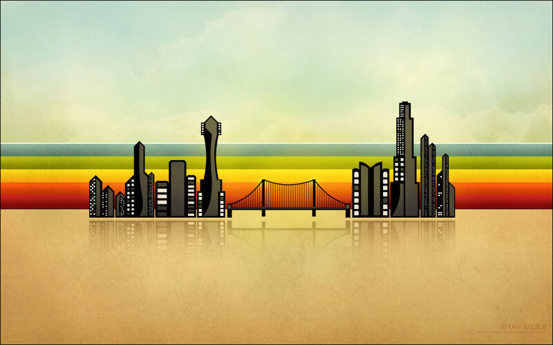 San Francisco skyline art