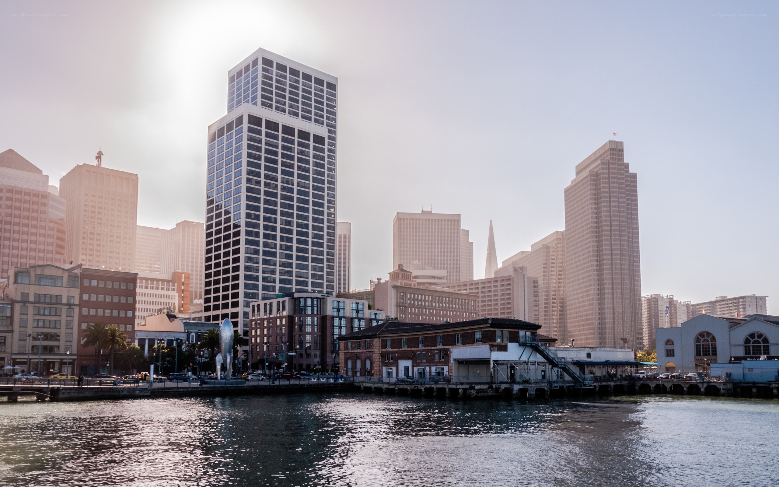 San Francisco skyline at dawn