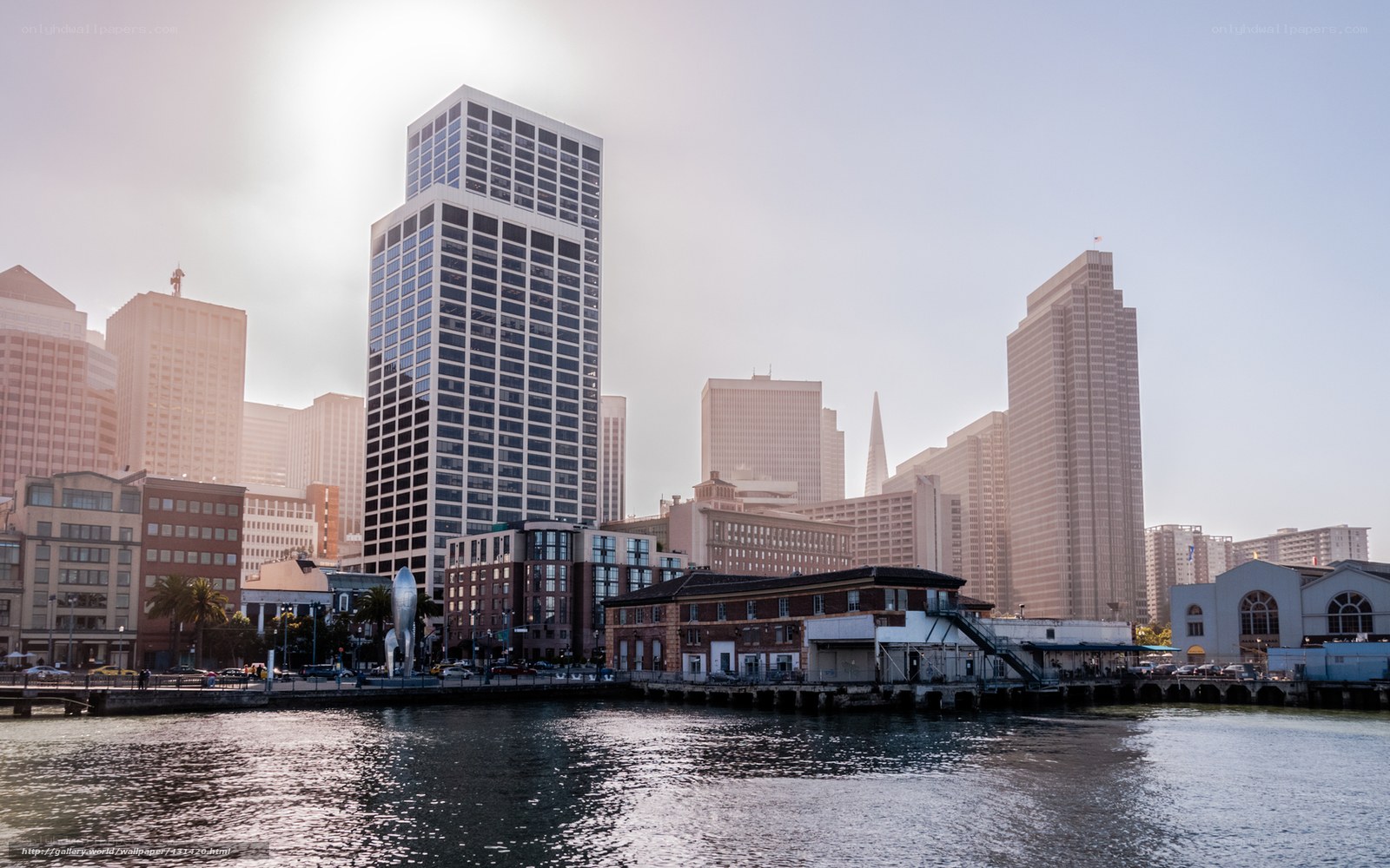 San Francisco skyline at dawn