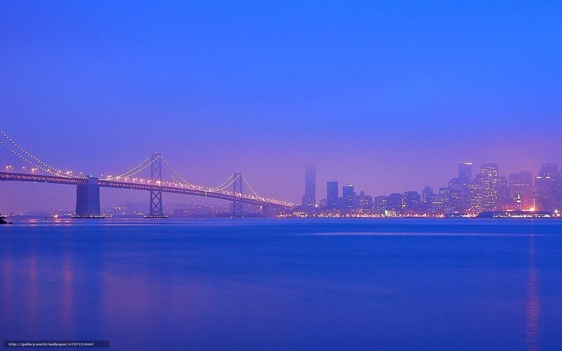 San Francisco skyline at dusk