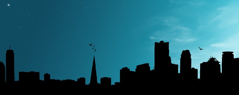 San Francisco skyline at dusk