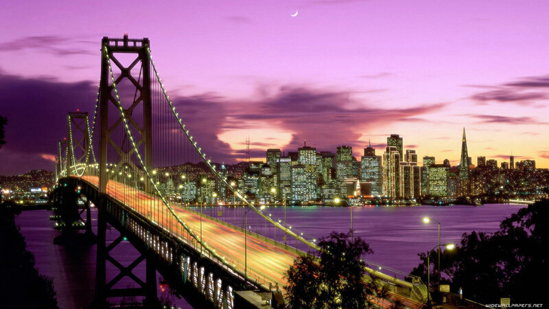 San Francisco skyline at dusk
