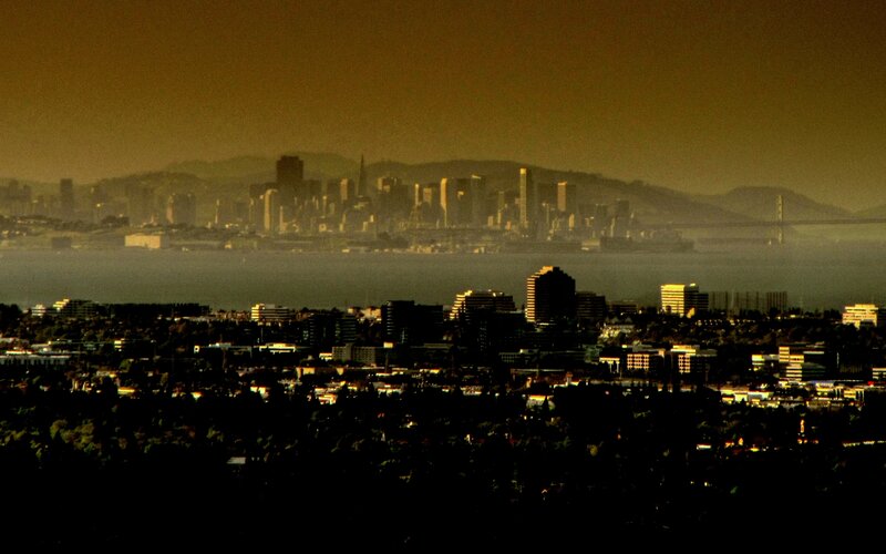 San Francisco skyline at dusk