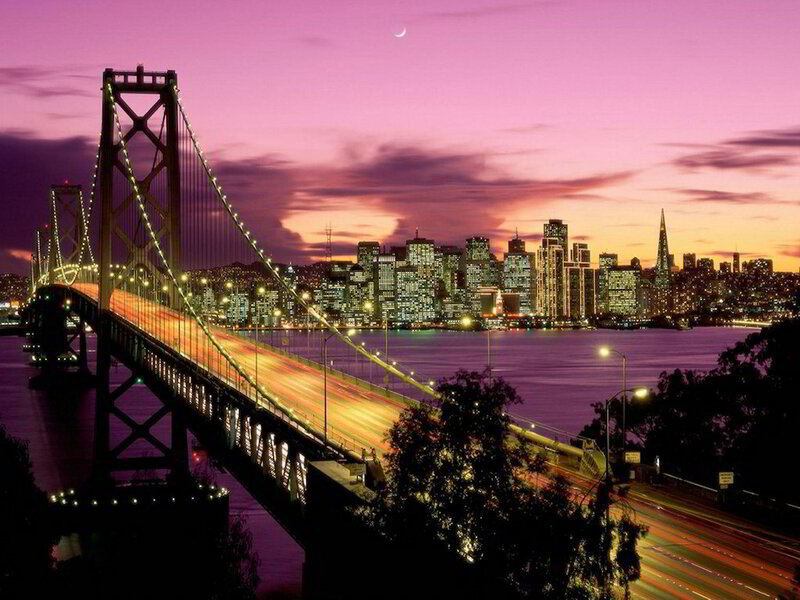 San Francisco skyline at dusk