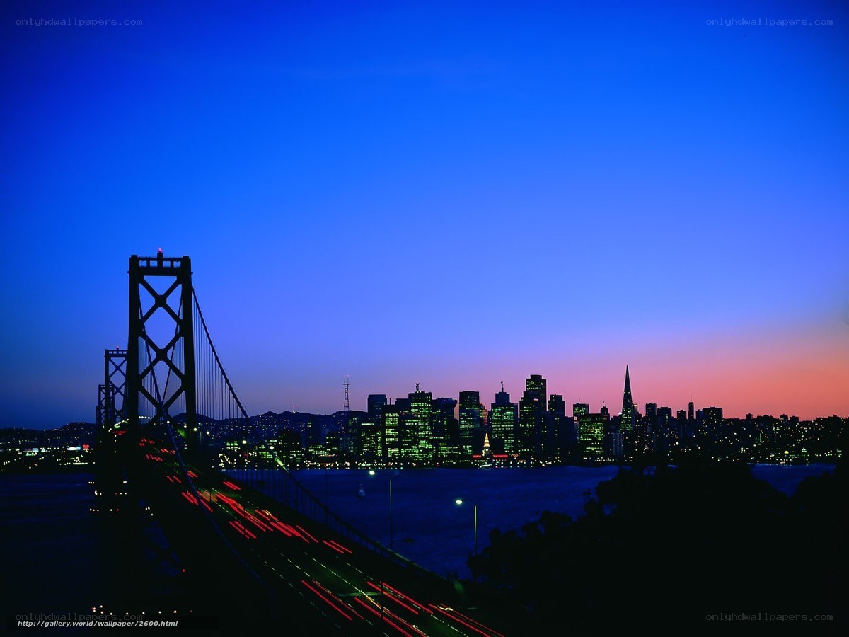San Francisco skyline at dusk