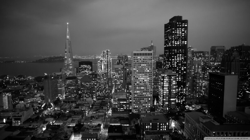San Francisco skyline at night