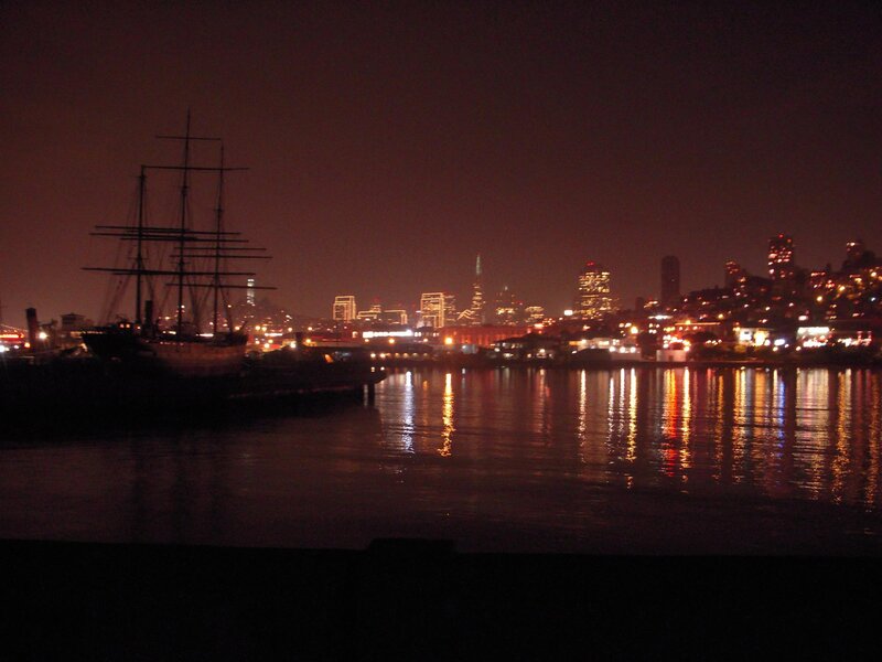 San Francisco skyline at night