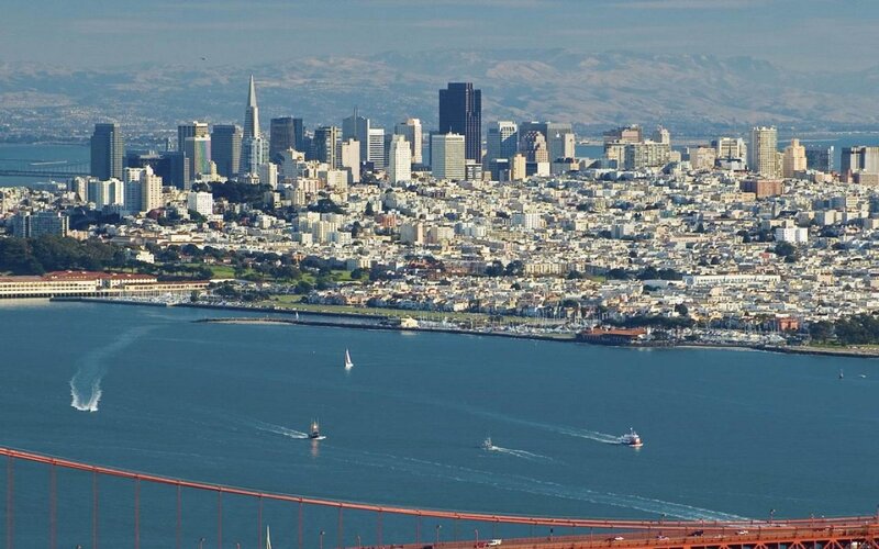 San Francisco Skyline — Blue, Serene, Afternoon