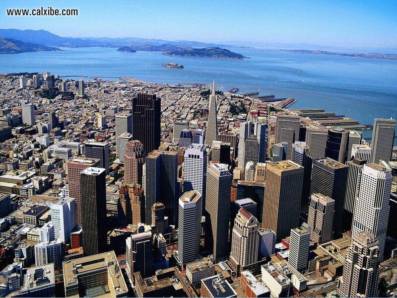 San Francisco Skyline — Blue, Serene