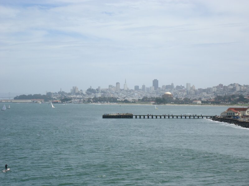 San Francisco skyline from the water