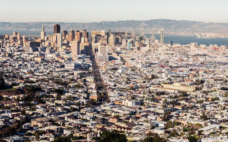 San Francisco Skyline — Gray, Serene, Afternoon