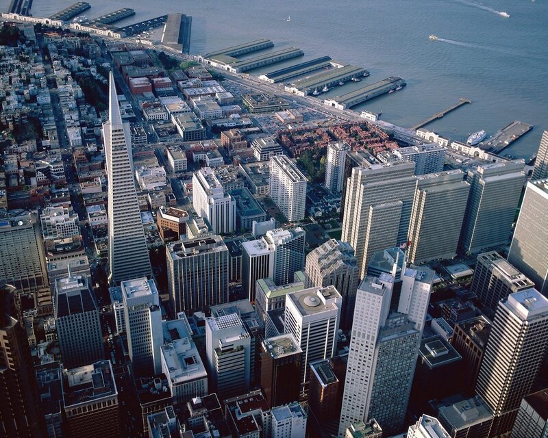 San Francisco Skyline — Gray, Urban, Afternoon, Photograph, Bay