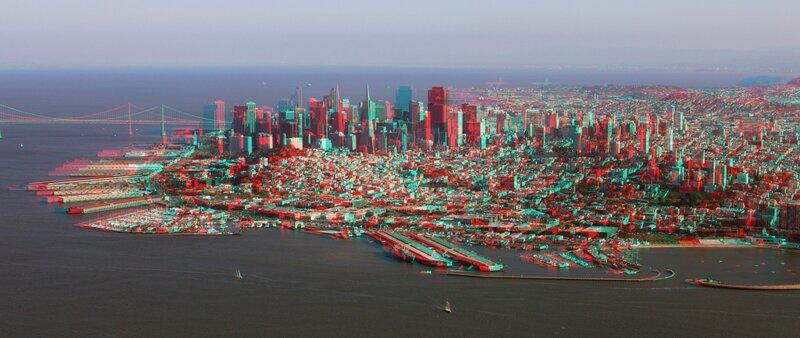 San Francisco Skyline — Red, Dramatic