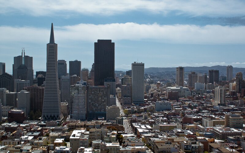 San Francisco skyline view