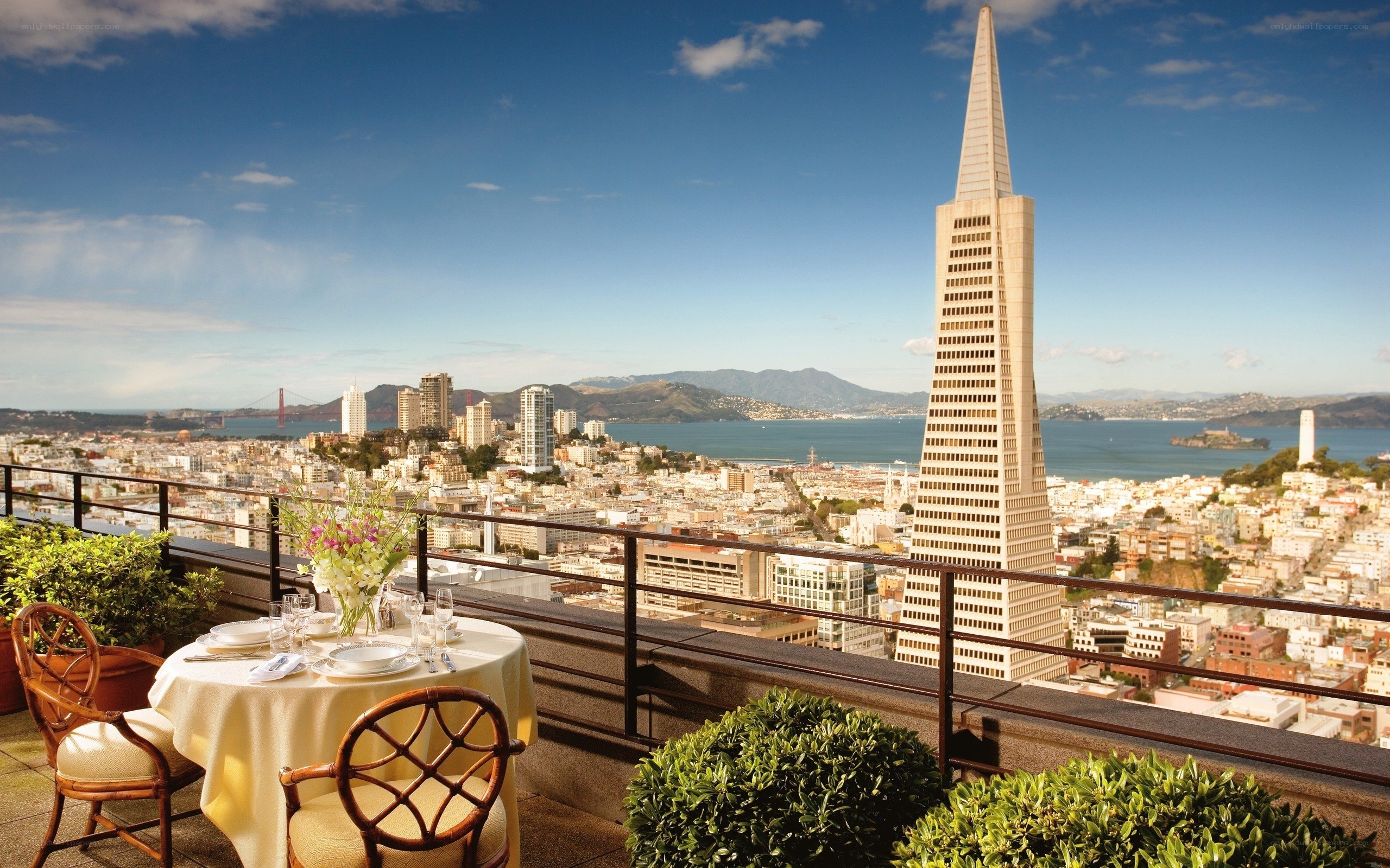 San Francisco skyline view