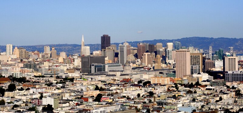San Francisco skyline view
