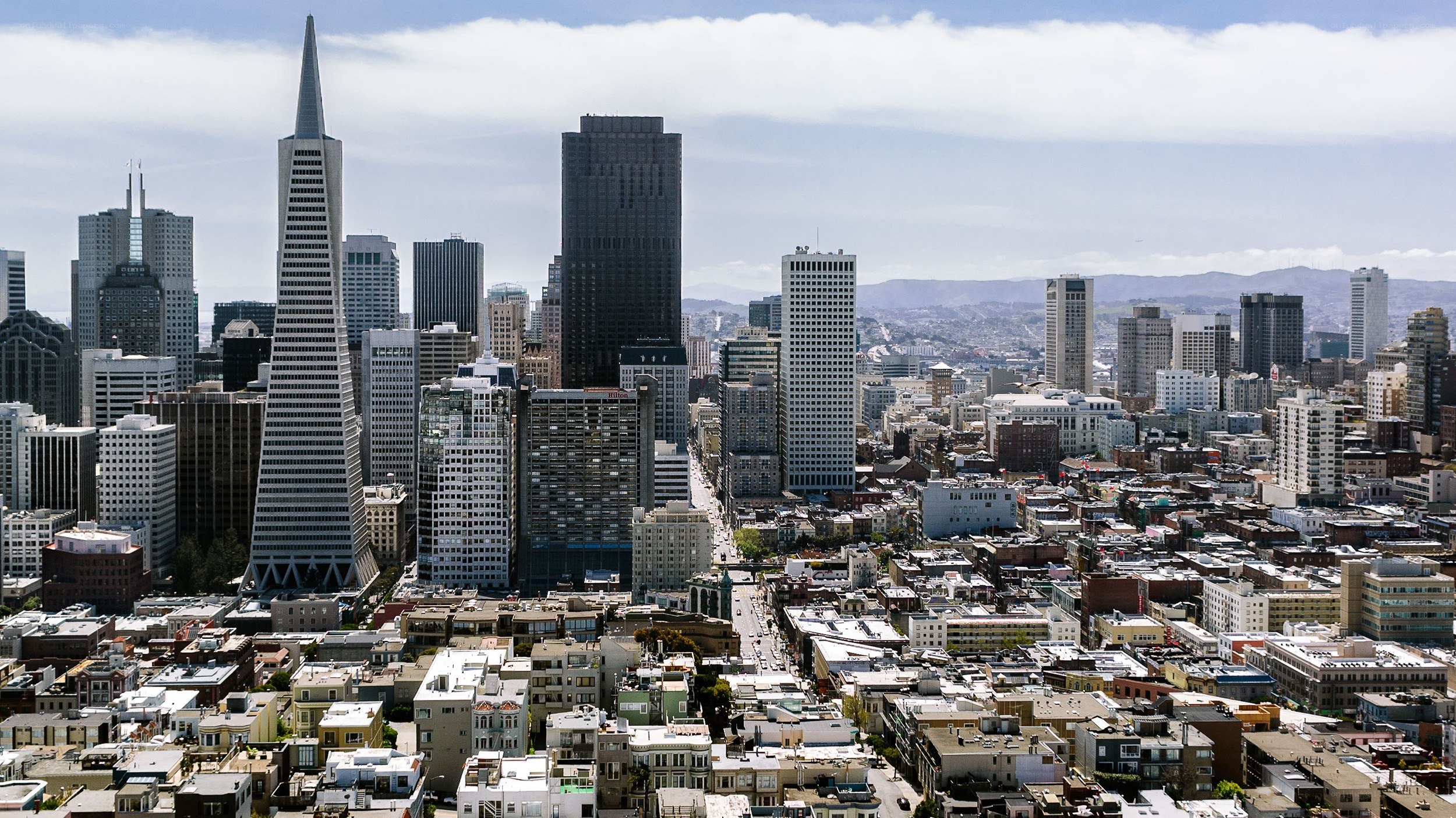 San Francisco skyline view