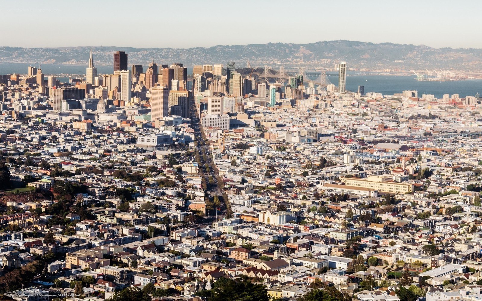 San Francisco skyline view