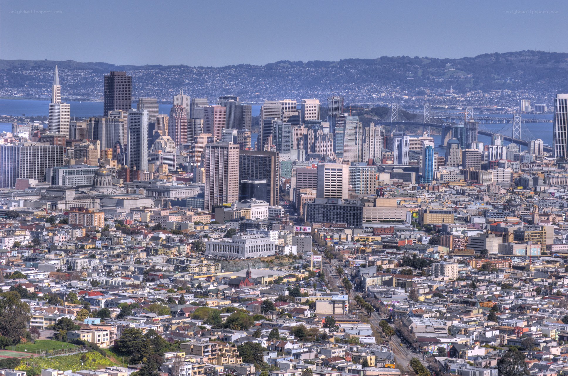 San Francisco skyline view