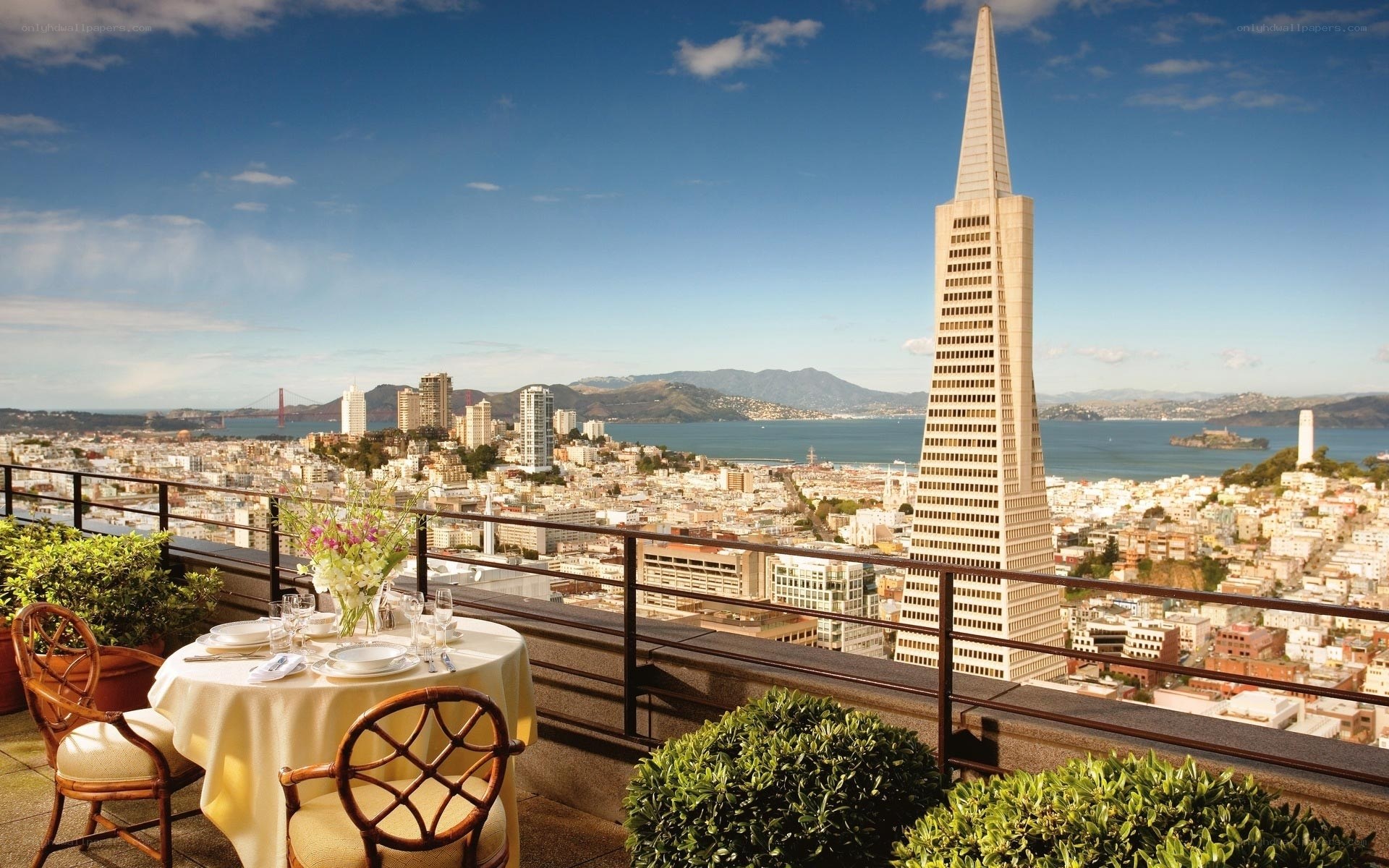 San Francisco skyline view