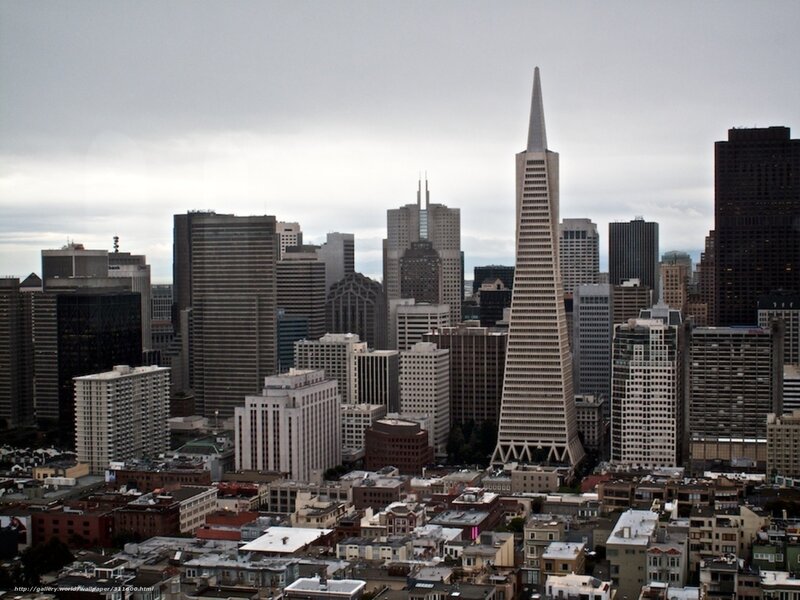San Francisco skyline with Transamerica Pyramid