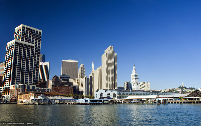 San Francisco skyline with waterfront